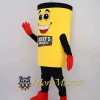 Yellow Cup Mascot Costume