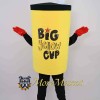 Yellow Cup Mascot Costume