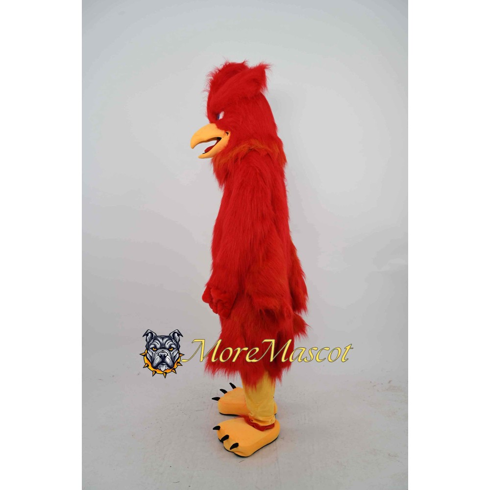 Long Fur Phoenix Mascot Costume