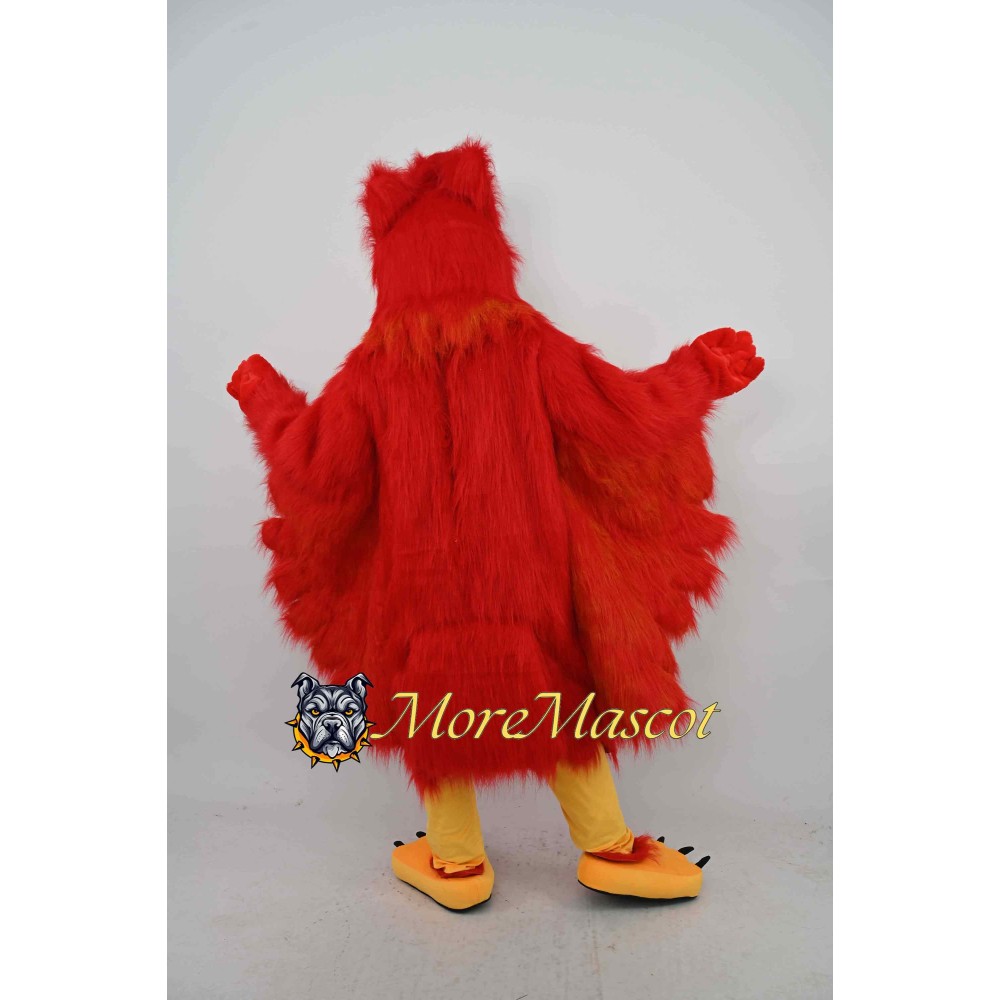 Long Fur Phoenix Mascot Costume