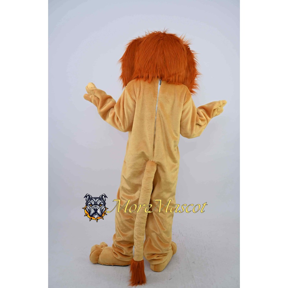 Adult Muscle Lion Mascot Costume