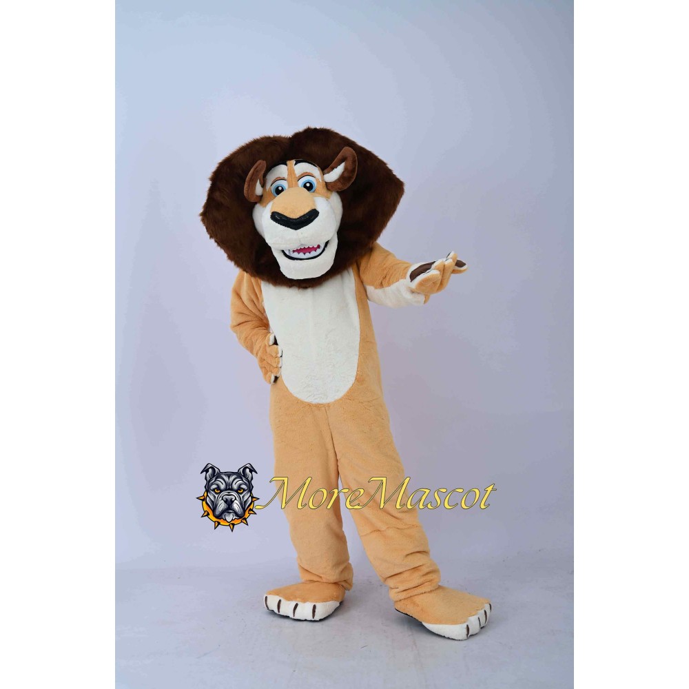 Happy Lion Mascot Costume