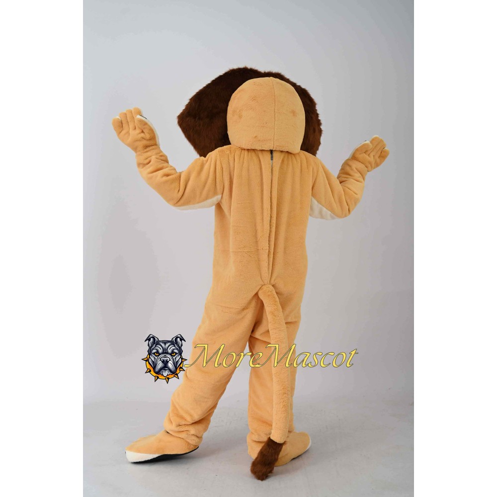 Happy Lion Mascot Costume