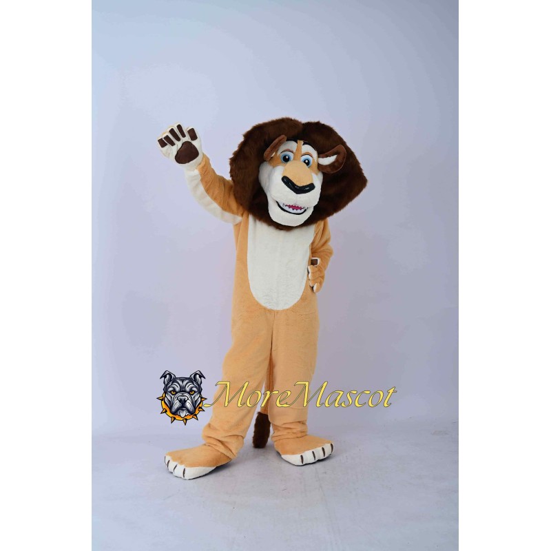 Happy Lion Mascot Costume