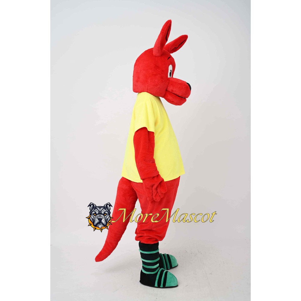 Red Kangaroo Mascot Costume