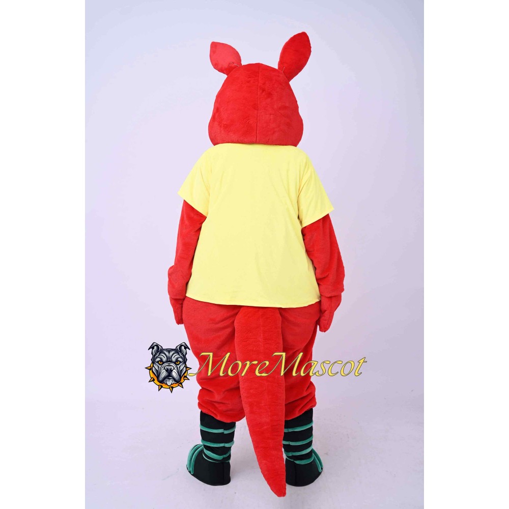 Red Kangaroo Mascot Costume