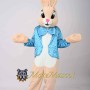 Blue Suit Rabbit Mascot Costume