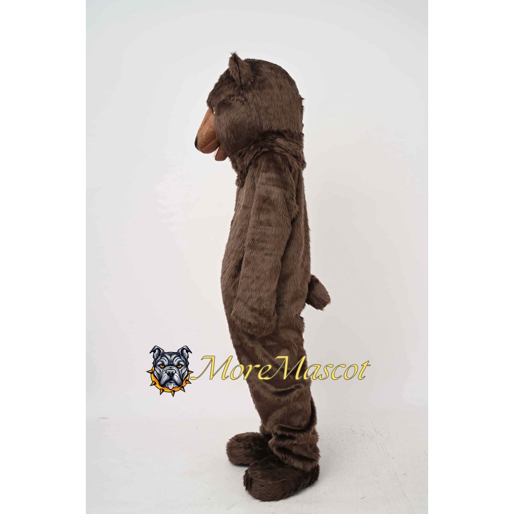 Friendly Brown Bear Mascot Costume