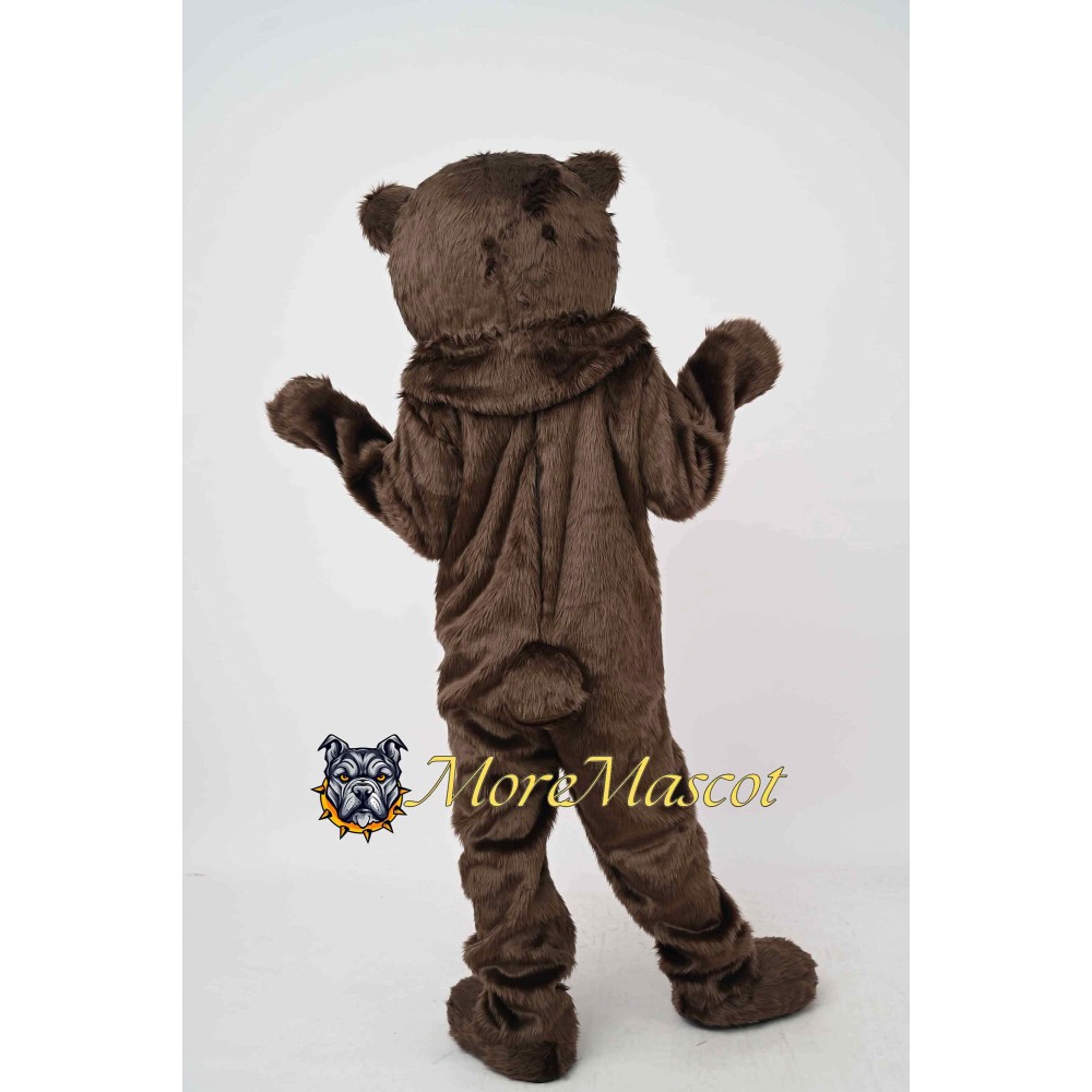 Friendly Brown Bear Mascot Costume