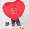 Red Heart Mascot Costume
