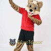 Sport Brown Wolf Mascot Costume