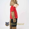Sport Brown Wolf Mascot Costume