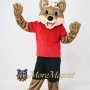Sport Brown Wolf Mascot Costume