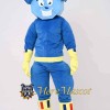 Muscle Blue House Mascot Costume