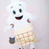 Vanilla Ice Cream Mascot Costume