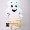 Vanilla Ice Cream Mascot Costume