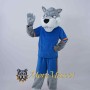 Sport Gray Wolf Mascot Costume