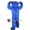 Fierce Blue Bear Mascot Costume