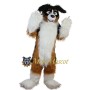 Superb Long Fur Dog Mascot Costume