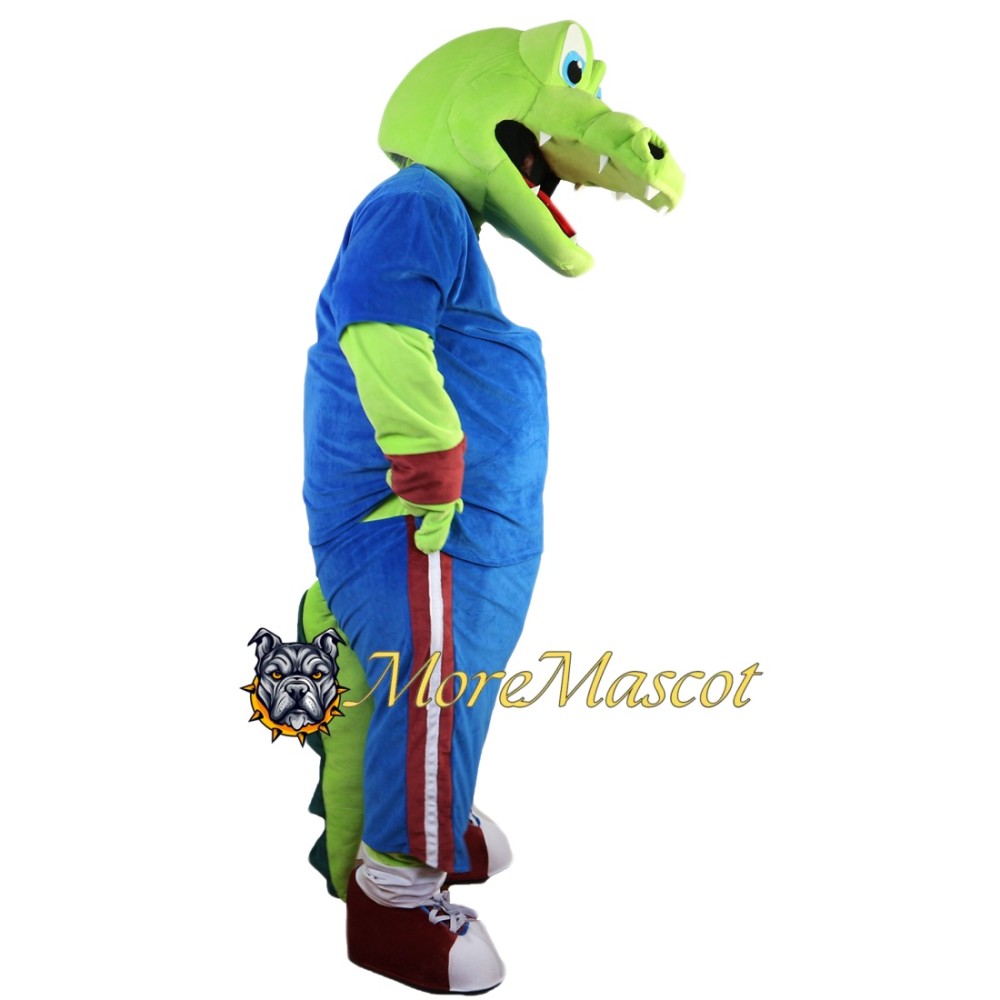 Superb Sport Crocodile Mascot Costume
