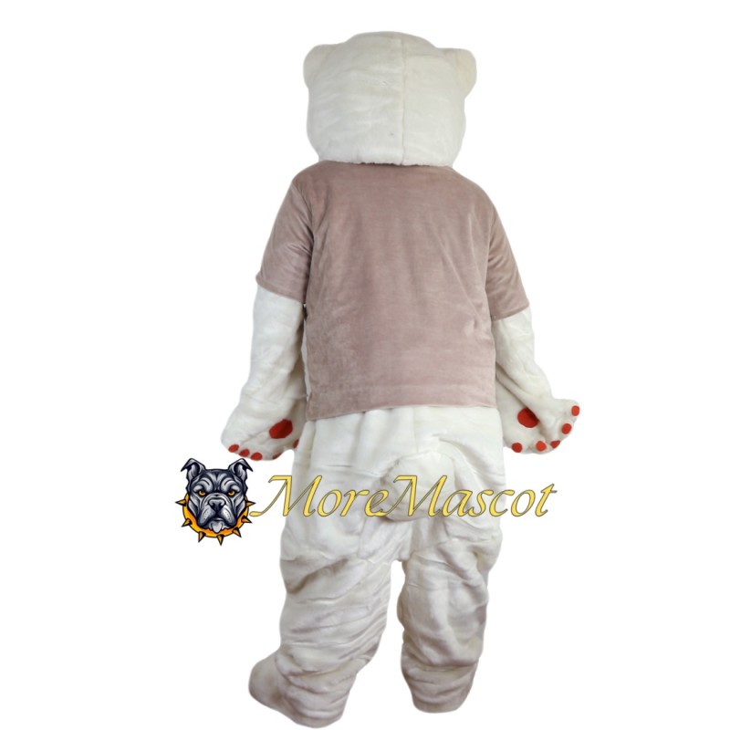 School Polar Bear Mascot Costume