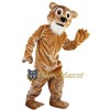 Brown Tiger Mascot Costume