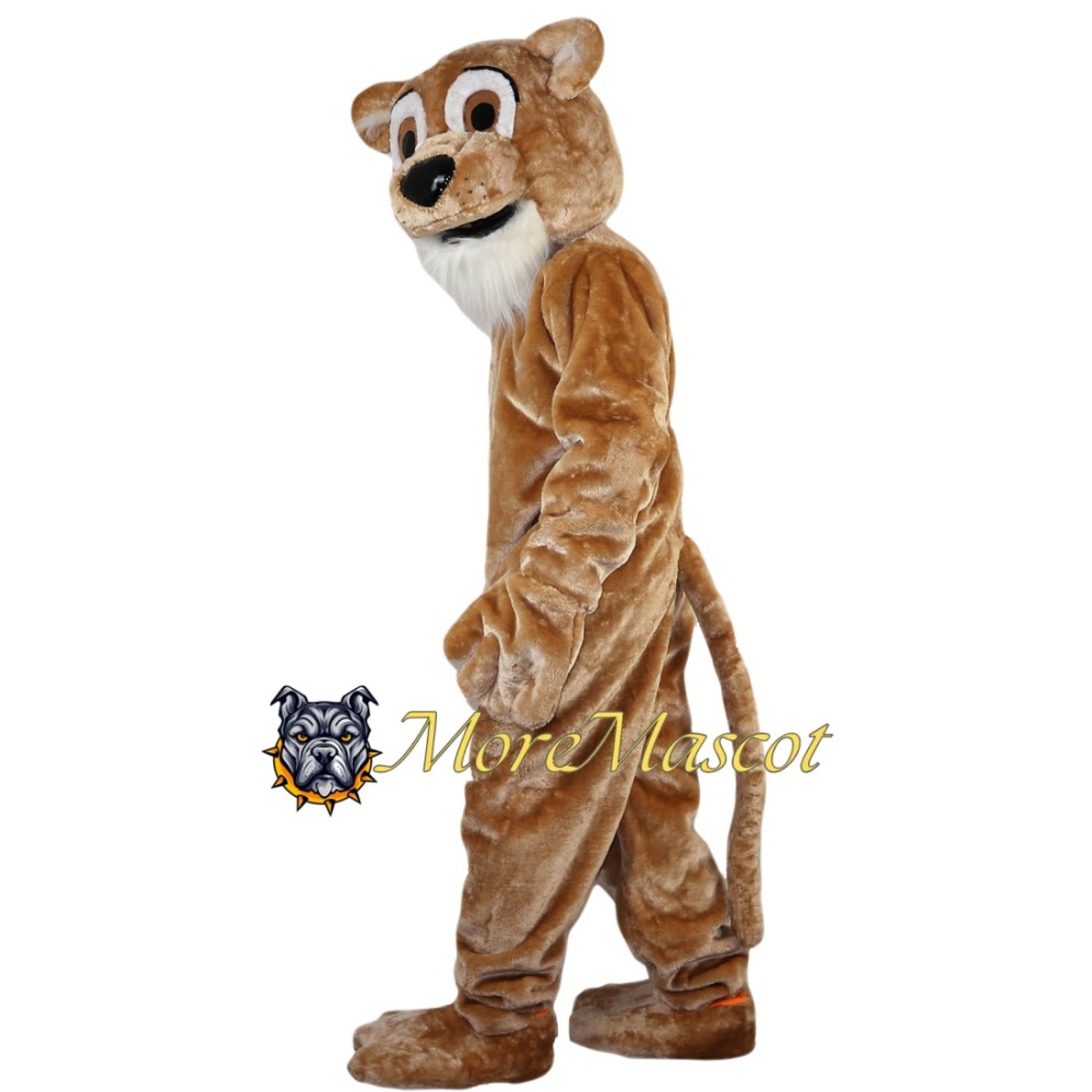 Brown Tiger Mascot Costume
