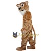 Brown Tiger Mascot Costume