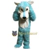 Fantastic Blue Wolf Mascot Costume