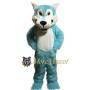 Fantastic Blue Wolf Mascot Costume