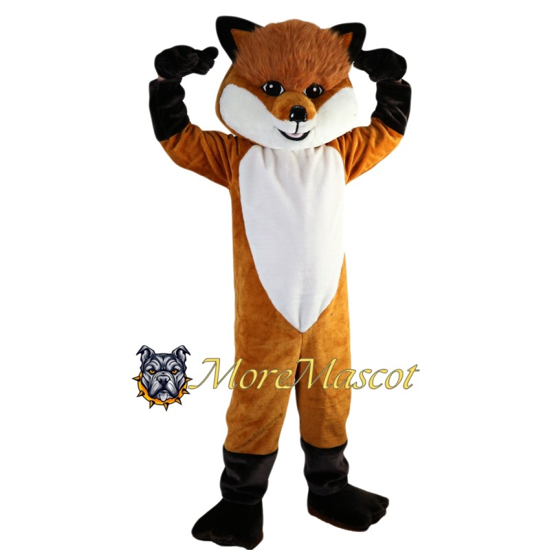 Friendly Fox Mascot Costume