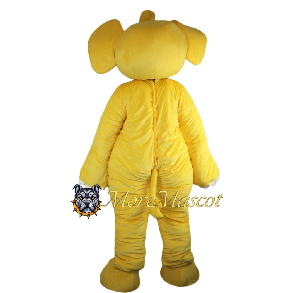 Yellow Elephant Mascot Costume