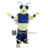Blue & Yellow Bee Mascot Costume