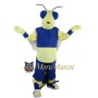 Blue & Yellow Bee Mascot Costume