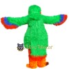 Superb Green Parrot Mascot Costume