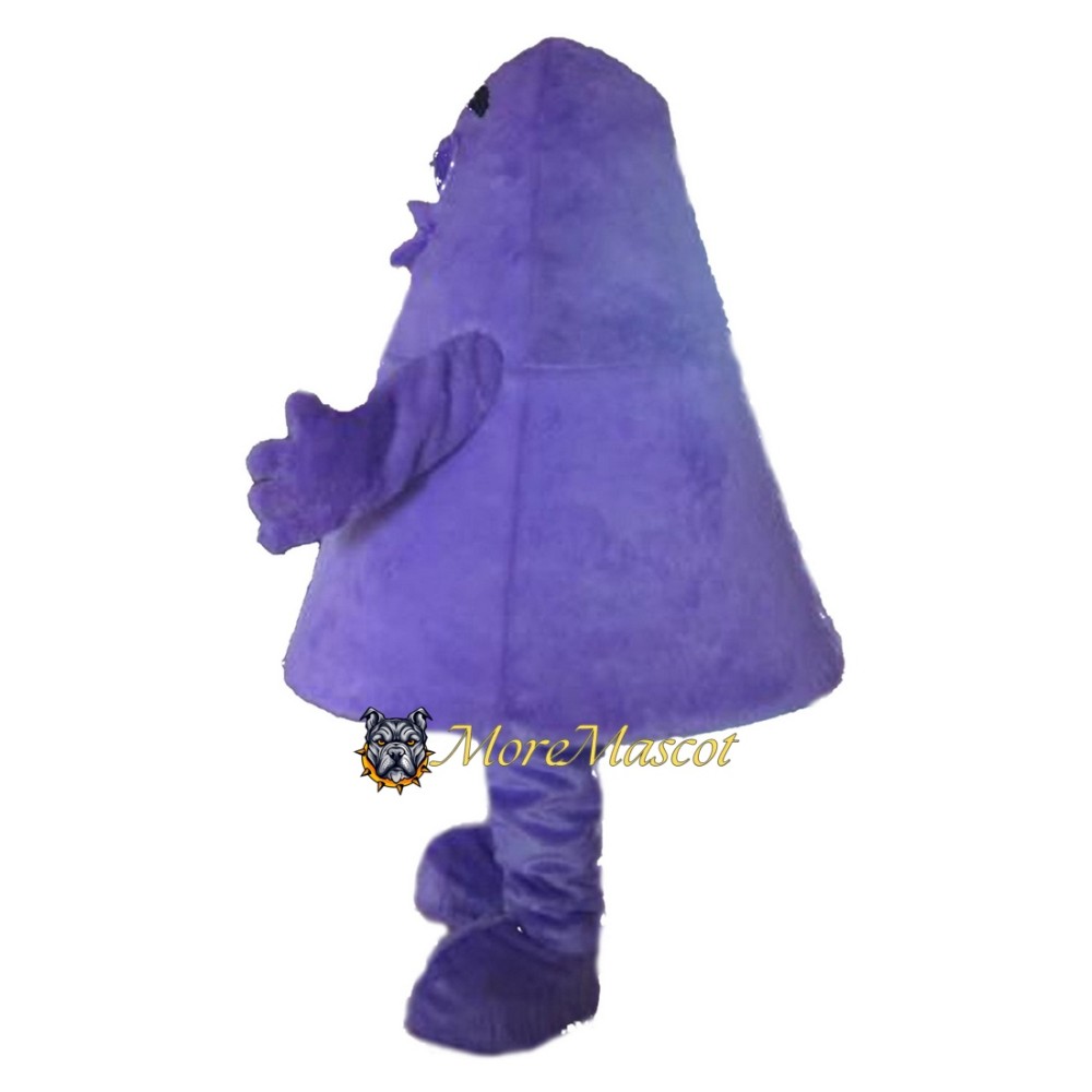 Cartoon Purple Monster Mascot Costume