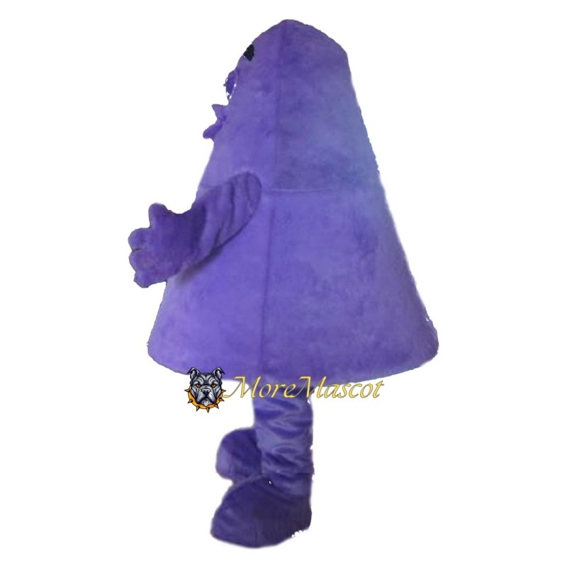 Cartoon Purple Monster Mascot Costume