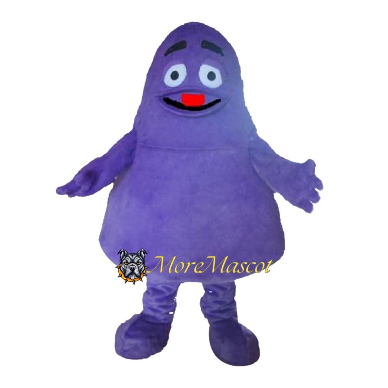 Cartoon Purple Monster Mascot Costume