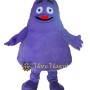 Cartoon Purple Monster Mascot Costume