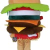 Delicious Hamburger Mascot Costume