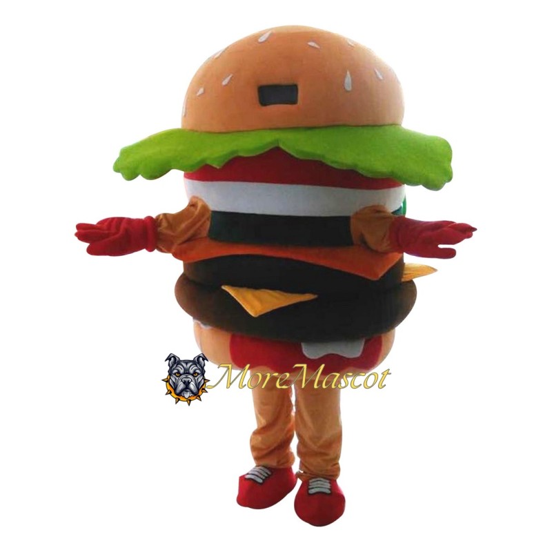 Delicious Hamburger Mascot Costume