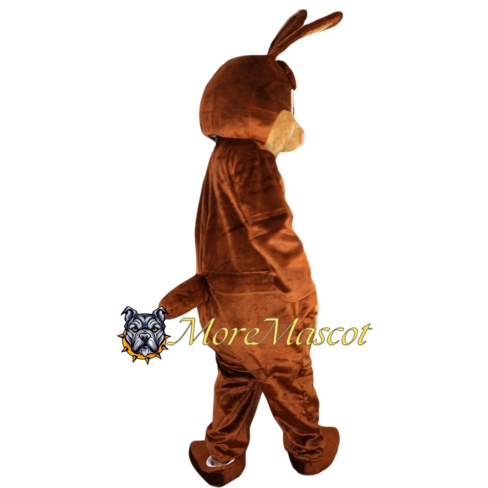 Easter Brown Bunny Mascot Costume
