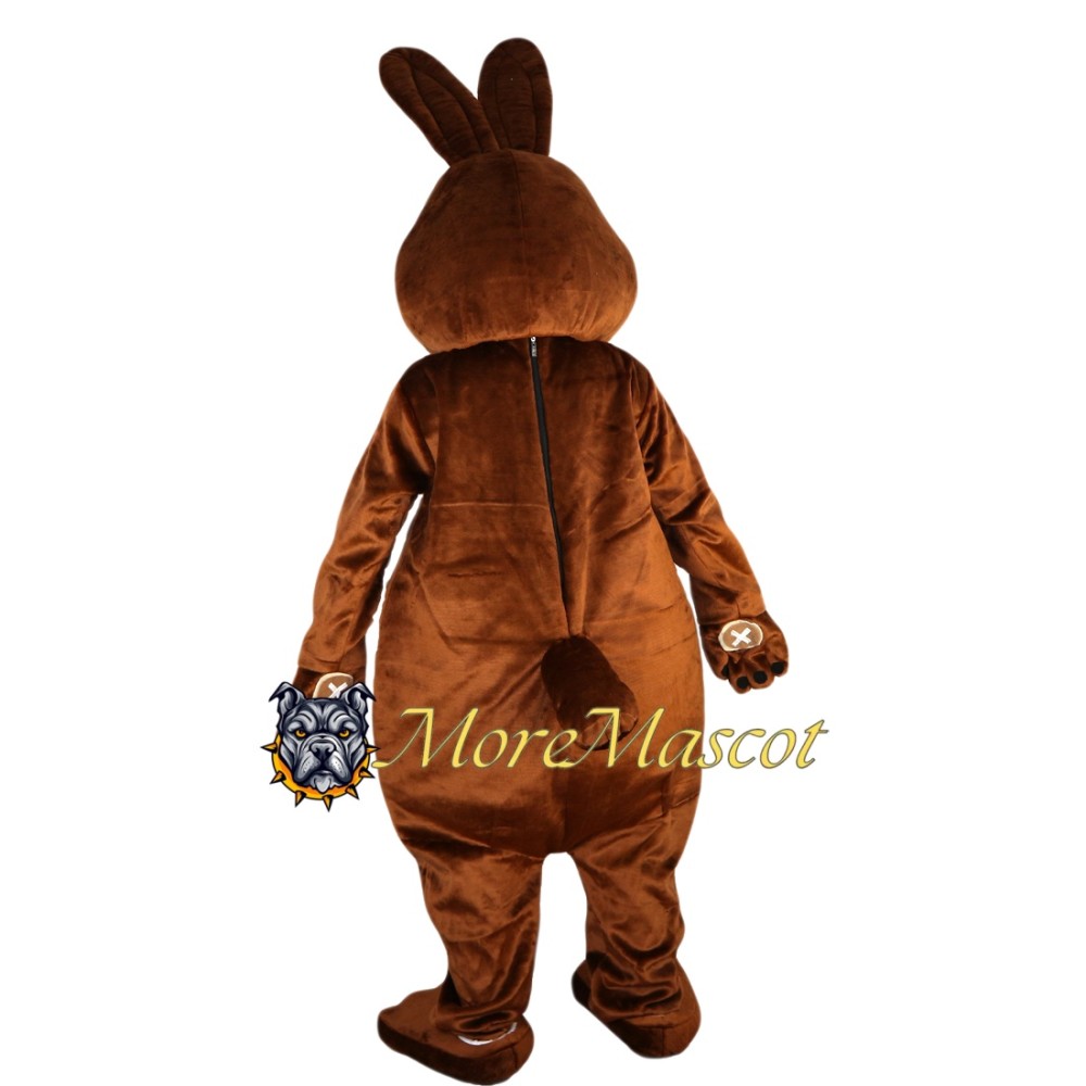 Easter Brown Bunny Mascot Costume