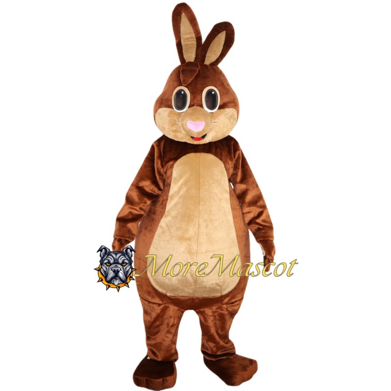 Easter Brown Bunny Mascot Costume