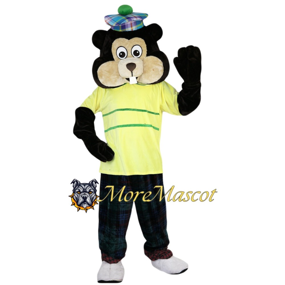 Cute Squirrel Boy Mascot Costume