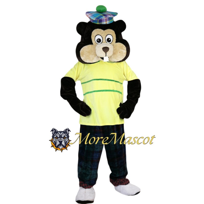 Cute Squirrel Boy Mascot Costume