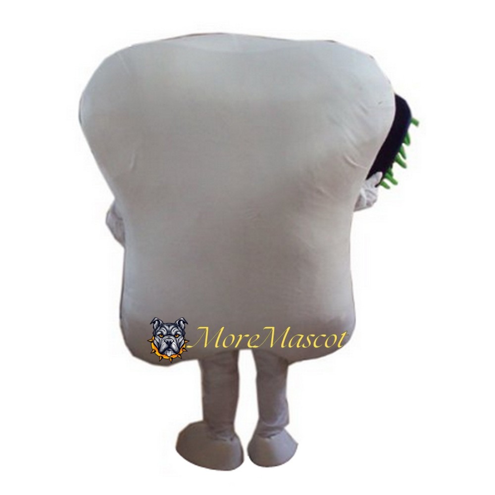 Tooth and Toothbrush Mascot Costume