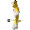 Yellow & White Fox Dog Mascot Costume