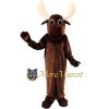 Brown Moose Mascot Costume