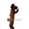 Brown Moose Mascot Costume